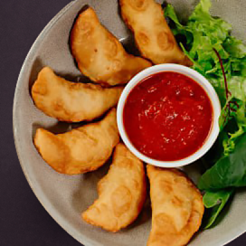 Мини-чебуреки с мясом Мини-чебуреки с мясом